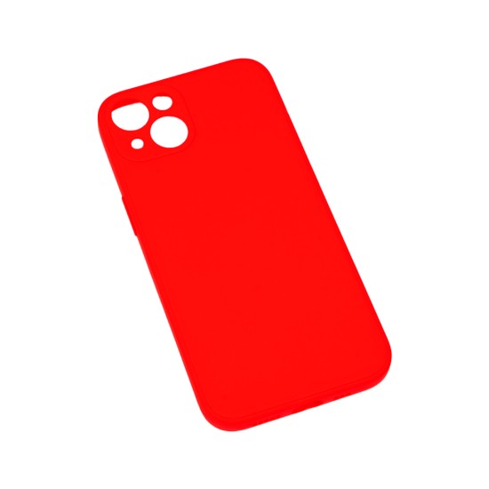 Silicone Case with Camera Shield for Apple iPhone 13 Mini Red